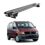 Venüs Mercedes-Benz Vito Van (1996-2004) Uyumlu Gri Ara Atkı Port Bagaj Tavan Barı