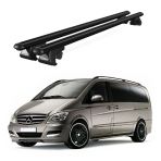 Venüs Mercedes-Benz Vito (W639) (2003-2014) Uyumlu Siyah Ara Atkı Port Bagaj Tavan Barı