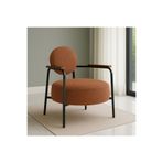 Venüs Metal Ayaklı Modern Berjer Koltuk - Soft Kumaşlı, Renk Seçenekli, 60x60 cm TARÇIN
