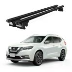Venüs Nissan X-Trail (2014-2022) Uyumlu Siyah Ara Atkı Port Bagaj Tavan Barı