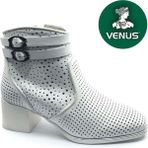 Venüs Pexus Hakiki Deri Yazlık Kadın Bot - Beyaz