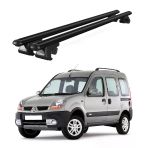 Venüs Renault Kangoo (1997-2007) Uyumlu Siyah Ara Atkı Port Bagaj Tavan Barı