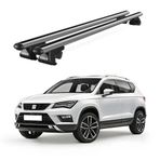 Venüs Seat Ateca (2016 Ve Sonrası) Uyumlu Gri Ara Atkı Port Bagaj Tavan Barı