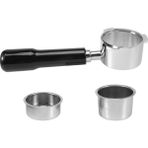 Venus Seer Espresso Portafilter 51MM Delonghi EC685 EC680 Kahve Dipsiz Portafilter ile 51MM 2 Stil Kahve Tozu Kase (Yurt Dışından)