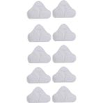 Venus Seer H2O Mop X5 Üçgen Sürükleme Için 10 Paket Yedek Buharlı Paspas Mikrofiber Bez Pedi (Yurt Dışından)