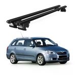 Venüs Skoda Fabia Wagon (2007-2014) Uyumlu Siyah Ara Atkı Port Bagaj Tavan Barı