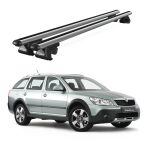 Venüs Skoda Octavia Scout (2007-2013) Uyumlu Gri Ara Atkı Port Bagaj Tavan Barı