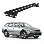 Venüs Skoda Octavia Scout (2007-2013) Uyumlu Siyah Ara Atkı Port Bagaj Tavan Barı