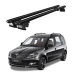 Venüs Skoda Roomster (2007-2015) Uyumlu Siyah Ara Atkı Port Bagaj Tavan Barı
