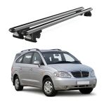 Venüs Ssangyong Rodius (2012 Ve Sonrası) Uyumlu Gri Ara Atkı Port Bagaj Tavan Barı