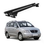 Venüs Ssangyong Rodius (2012 Ve Sonrası) Uyumlu Siyah Ara Atkı Port Bagaj Tavan Barı
