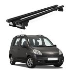 Venüs Toyota Yaris Verso (1999-2005) Uyumlu Siyah Ara Atkı Port Bagaj Tavan Barı