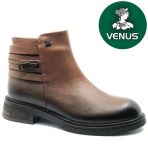 Venüs Umbra Hakiki Deri Kaymaz Taban Ortopedik Kadın Bot