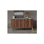 Venüs VNS Modüler Smart Konsol MDF Mebran Kapak Ceviz