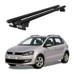 Venüs Volkswagen Polo (2009-2017) Uyumlu Siyah Ara Atkı Port Bagaj Tavan Barı