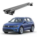 Venüs Volkswagen Tiguan (2016 Ve Sonrası) Uyumlu Gri Ara Atkı Port Bagaj Tavan Barı