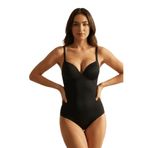 Venya Çıtçıtlı Zıbın Korse Ayarlanabilen Askılı Göbek Bel Toparlayan Sıkılaştıran Push Up Korse (Siyah, 2XL)