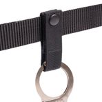 VEPKOIT Emniyet Kemeri için Polis Kelepçe Tutacağı, Geçmeli Kapatma El Manşeti Tutacağı, Kelepçe Kolluk Kuvvetleri için Hızlı Çıkarma Klips Kancası, Ağır Hizmet Tipi Naylon Kelepçe Askı Tutacağı 4,4 cm/2