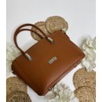 Vera Çanta Nas Bag Kadın Mini El ve Omuz Çantası - 88-Taba