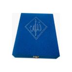 Vera Esans Plaket Kutulu Kristal Taşlı Kur'an-I Kerim - Orta Boy - Mavi - Hediyelik - Kutu Ebadı : 23X30X5CM