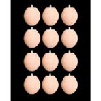 Vera Hediyelik Eşya 12'li Ahşap Gürgen Koltuk Ayağı / Uzunluk : 8 cm / Çap : 7.5 cm 12'li Set 3301000000407 - Rose - Gürgen Doğal