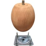 Vera Hediyelik Eşya Ahşap Gürgen Koltuk Ayağı / Uzunluk : 8 cm / Çap : 7.5 cm 3301000000405 - Rose - Gürgen Doğal