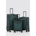 Verage GM23011W Kumaş 3 Lü Valiz Seti - Yeşil