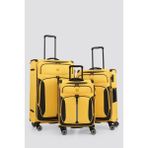 Verage GM23067W 3 Lü Valiz Seti - Sarı