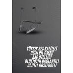 VeraGlobe Buğz 100 Saat Bluetooth Kulaklık Dijital Göstergeli Anc Özelliği Kablolu