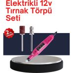VeraGlobe Buğz 6 Uçlu Elektrikli Manikür Pedikür Seti