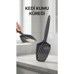 VeraGlobe Buğz Kedi Kumu Eleme Küreği Yumuşak Sap ve Dar Kenar Tasarımıyla Temizlik Için Uygun