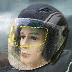 VeraGlobe Buğz Motosıklet Kaskı Içın Yağmur Kaydırıcı