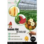 VERAGROW Biolife Fide 30 Adet Karışık Çıtır Kavun Kırkağaç Kavun Ala Karpuz Fidesi Hobi Set