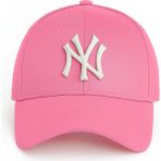 Verahed Ny New York Nakış Unisex Beyzbol Şapka Kadın Şapka Erkek Şapka Yazlık Şapka - Pembe - Standart
