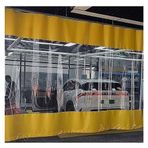 Veranda ve Araba Yıkama için Ağır Hizmet Tipi Şeffaf Vinil Perdeler Grometli Endüstriyel Su Geçirmez Bölme Depolar ve Fabrikalar için Mükemmel (2,2 x 2,4 m/7,2 x 7,9 ft)