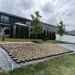 Veranda ve RV Pad için Ağır Hizmet Petek Çakıl Izgarası Çakıl Taşları ve Taşlar için Katlanabilir Plastik Döşeme Taşları Çim Araba Yolu Yürüyüş Yolları ve Peyzaj için Geçirgen Temel