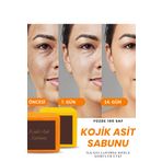 VERANT Yüksek Asit Oranlı Kojic Asit Sabunu (Zerdeçal Ve Kojik Asit) Leke Karşıtı Kojik Asit Sabunu