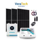 Veratech 3Kw Bağ Evi Lityum Solar Paketi - 450W Topcon Half Cut Güneş Paneli, 2.5Kwh Lityum Akü, 3Kw Akıllı İnverter