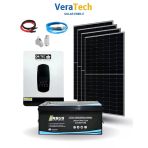 Veratech 4.2 Kw Lityum Akülü Hazır Solar Enerji Bağ Evi Paketi