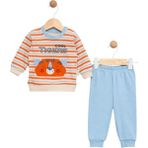 Veraye Socks Kulaklı Tiger Pijama Takım Erkek - Kırmızı - 6 - 9 Ay