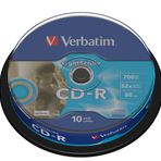 Verbatim 43441 - CD -R Lighscribe 700Mb 52X Spindle 10 Super AZO
