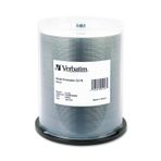 Verbatim CD-R 700MB 52X Gümüş Mürekkep Püskürtmeli Yazdırılabilir Kaydedilebilir Ortam Diski - 100pk Mil