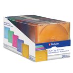Verbatim CD/DVD Kılıfı (0,5 cm) – Farklı Renkler – 50 Adet