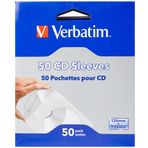 Verbatim CD/DVD Paper Sleeve (50 Pack)