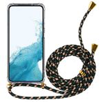 Verco Samsung Galaxy S23 için cep telefonu zinciri, Galaxy S23 5G için kordonlu koruyucu kılıf 2. nesil kapaklı kılıf, asmak için kolye, yeşil kamuflaj