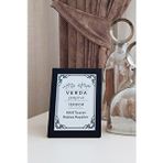 Verda Çerçeve 13x18 Cm Fotoğraf Çerçevesi! Ahşap Ayaklı Pvc Camlı Dekoratif Masaüstü Çerçeve! Siyah Renk