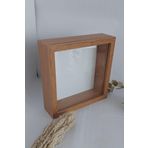 Verda Çerçeve 25X25 Cm Bambu Derin Anı Çerçevesi-6 Cm Derinlikli Anı Çerçevesi Gül Kutusu! Hkm Ticaret
