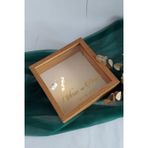 Verda Çerçeve 25X25 Cm Bambu Ledli Derin Anı Çerçevesi-6 Cm Derinlikli Anı Çerçevesi Gül Kutusu