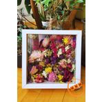 Verda Çerçeve 25X25 Cm Beyaz Derin Anı Çerçevesi-6 Cm Derinlikli Anı Çerçevesi Gül Kutusu! Hkm Ticaret