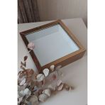 Verda Çerçeve 25x25 Cm Bronz Derin Anı Çerçevesi-6 Cm Derinlikli Anı Çerçevesi Gül Kutusu! Hkm Ticaret Kahverengi